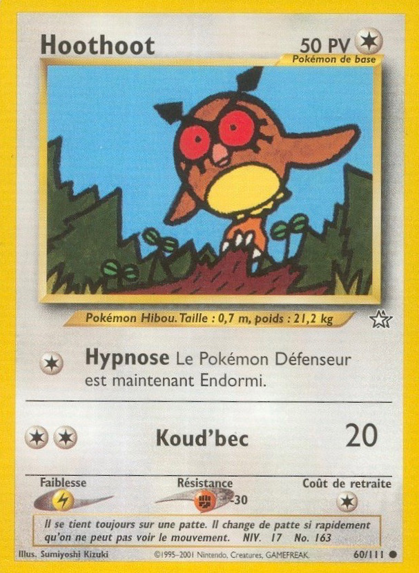 Carte Pokémon: Hoothoot