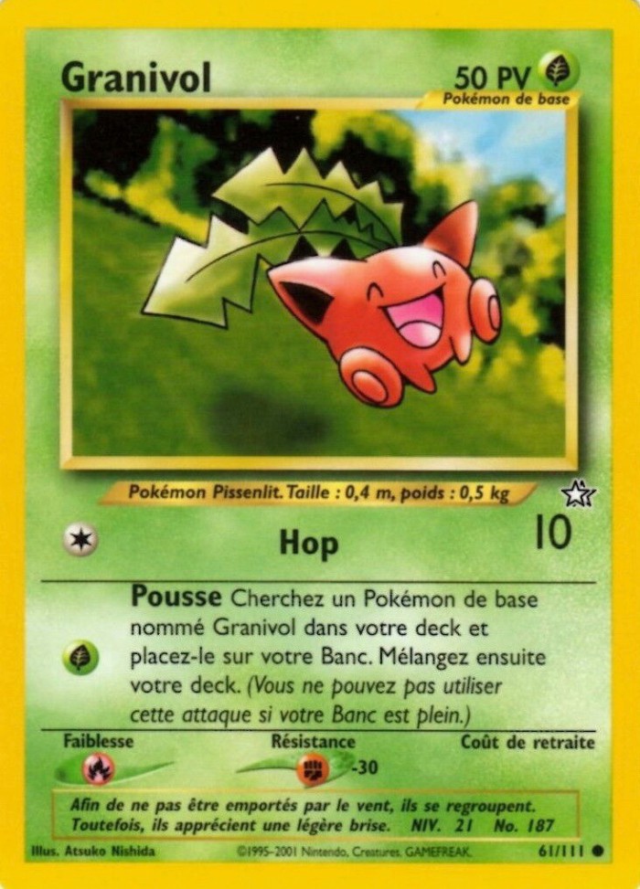 Carte Pokémon: Granivol