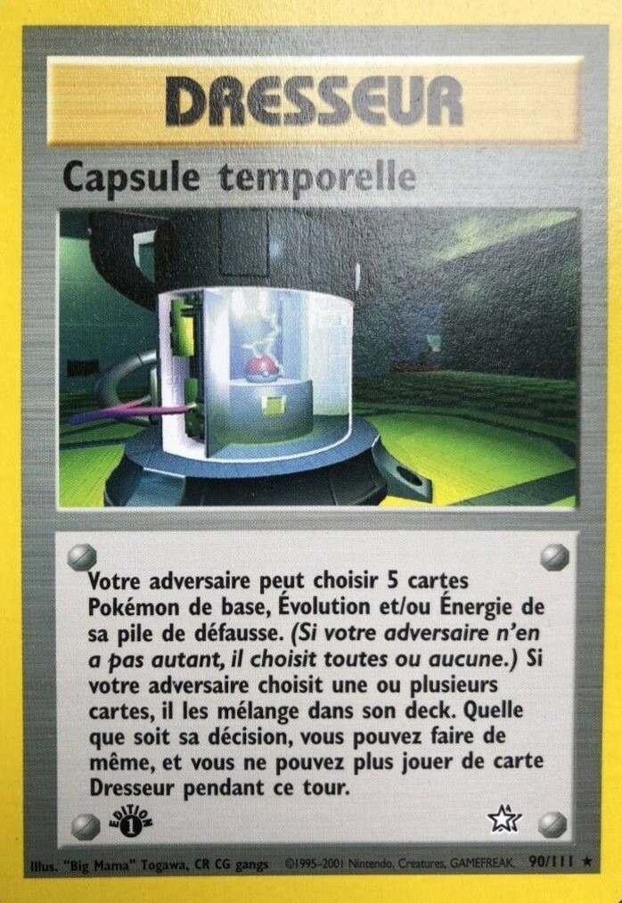 Carte Pokémon: Capsule temporelle