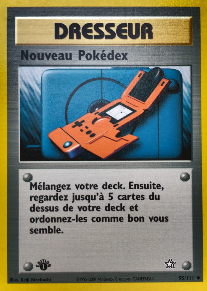 Carte Pokémon: Nouveau Pokédex