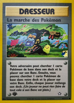 Carte Pokémon: La marche des Pokémon