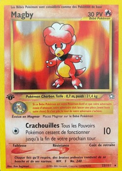 Carte Pokémon: Magby