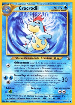 Carte Pokémon: Crocrodil