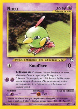 Carte Pokémon: Natu