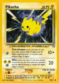 Carte Pokémon: Pikachu