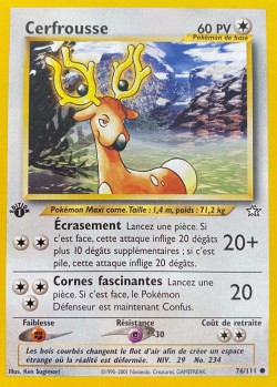 Carte Pokémon: Cerfrousse