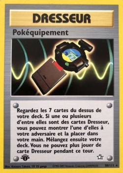 Carte Pokémon: Pokéquipement