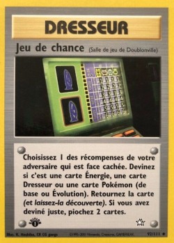 Carte Pokémon: Jeu de chance