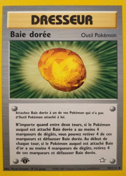 Carte Pokémon: Baie dorée