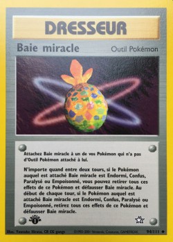 Carte Pokémon: Baie miracle