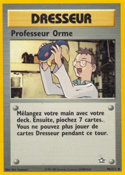 Carte Pokémon: Professeur Orme