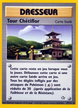 Carte Pokémon: Tour Chétiflor