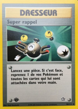 Carte Pokémon: Super Rappel