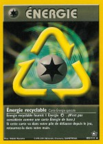 Carte Pokémon: Énergie recyclable