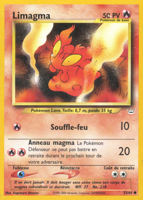 Carte Pokémon: Limagma