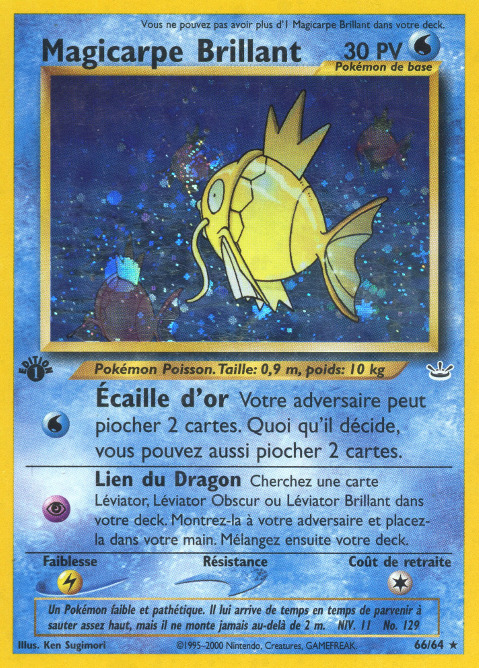 Carte Pokémon: Magicarpe Brillant