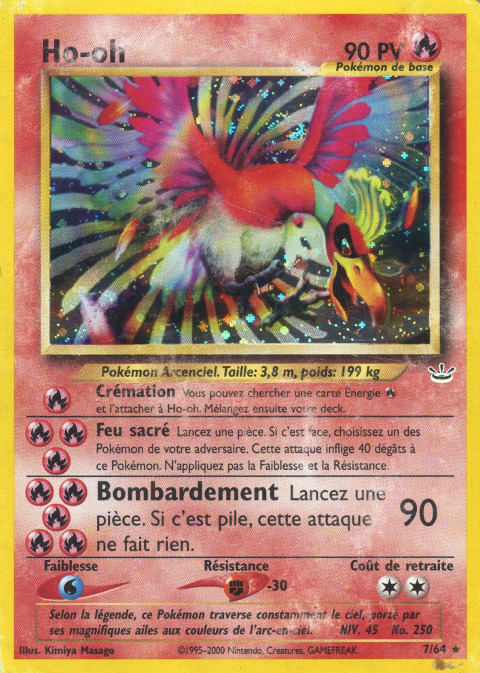 Carte Pokémon: Ho-Oh