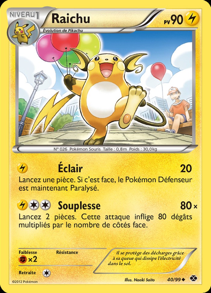 Carte Pokémon: Raichu