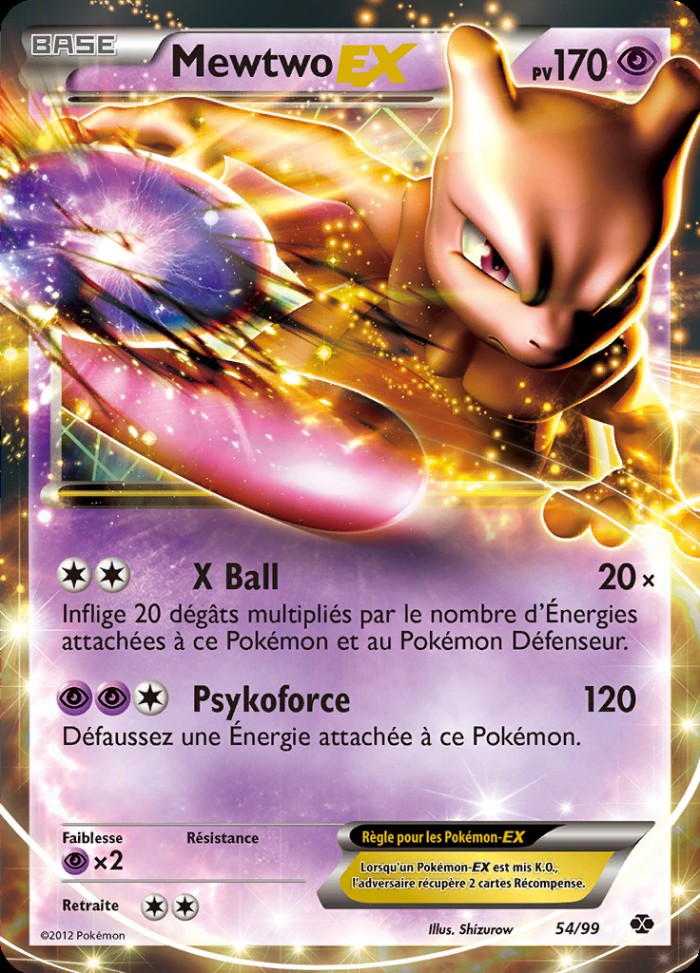 Carte Pokémon: Mewtwo EX