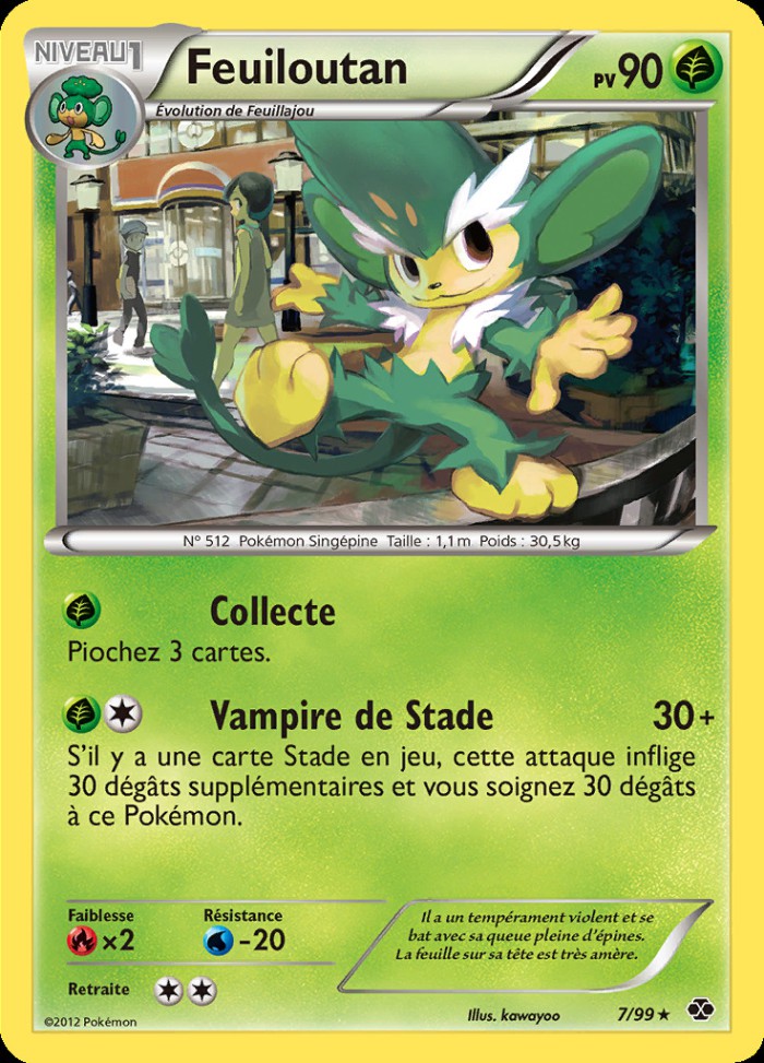 Carte Pokémon: Feuiloutan