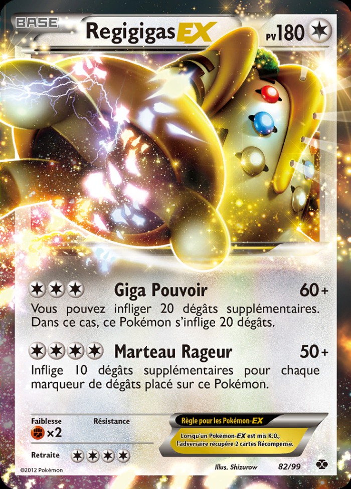 Carte Pokémon: Regigigas EX