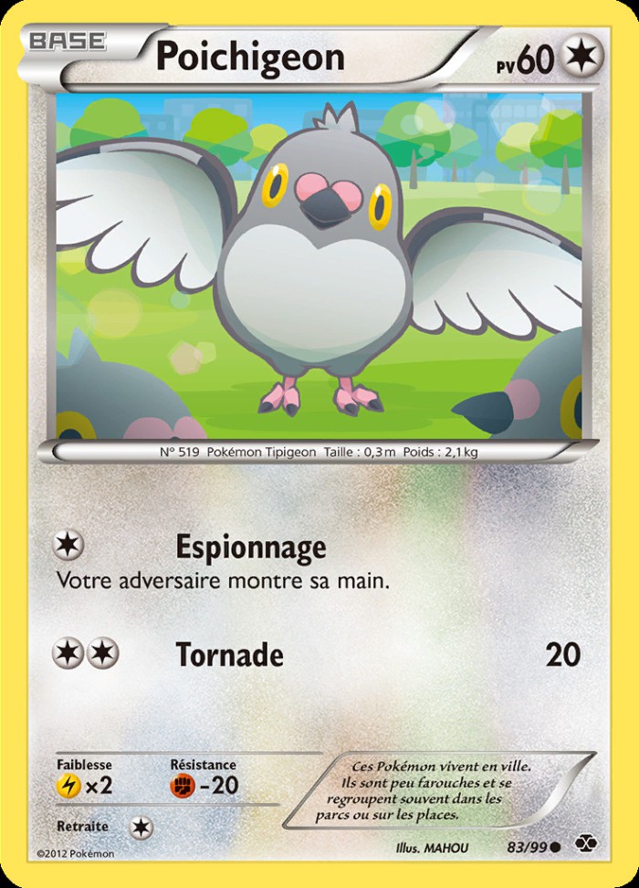 Carte Pokémon: Poichigeon