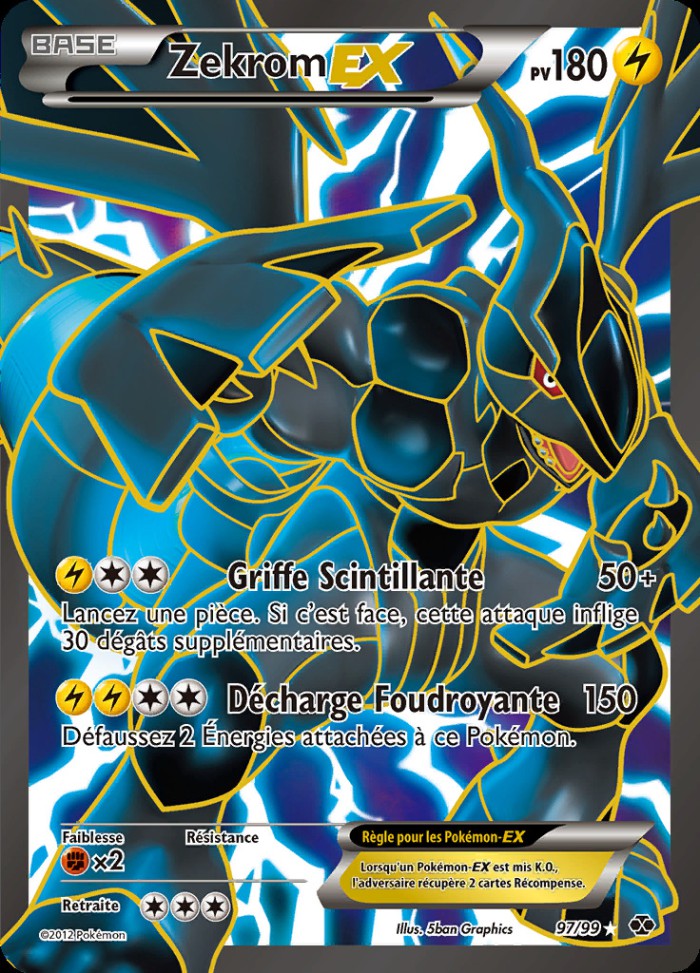 Carte Pokémon: Zekrom EX