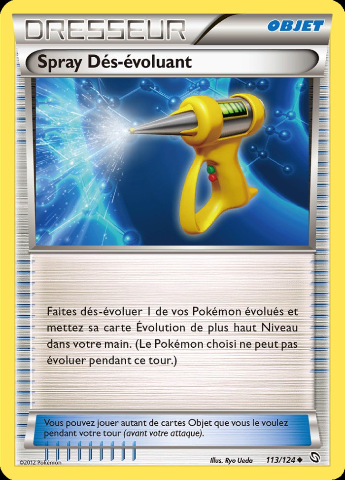 Carte Pokémon: Spray Dés-évoluant