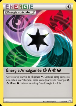 Carte Pokémon: Énergie Amalgamée Plante Feu Psy Obscurité