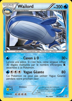 Carte Pokémon: Wailord