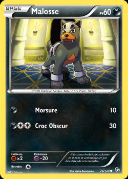 Carte Pokémon: Malosse