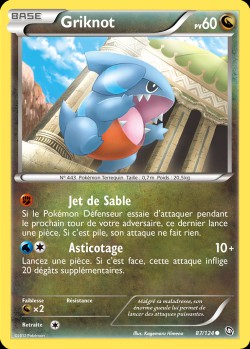 Carte Pokémon: Griknot