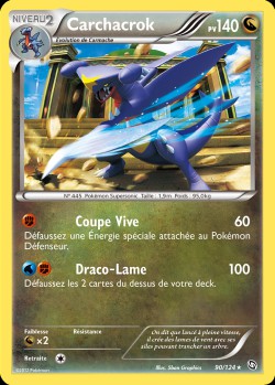 Carte Pokémon: Carchacrok