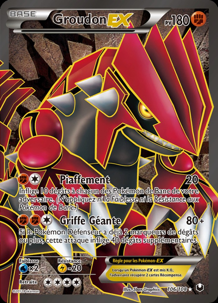 Carte Pokémon: Groudon EX