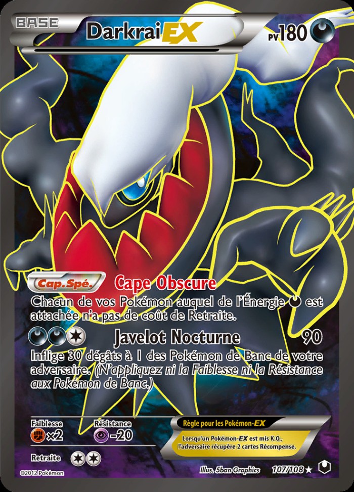 Carte Pokémon: Darkrai EX