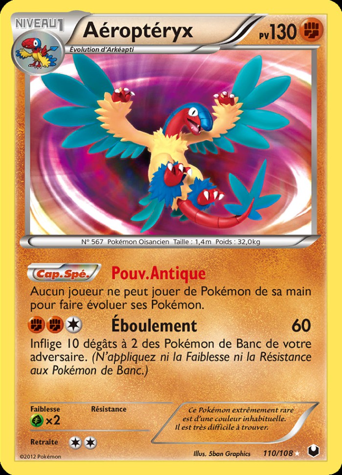 Carte Pokémon: Aéroptéryx