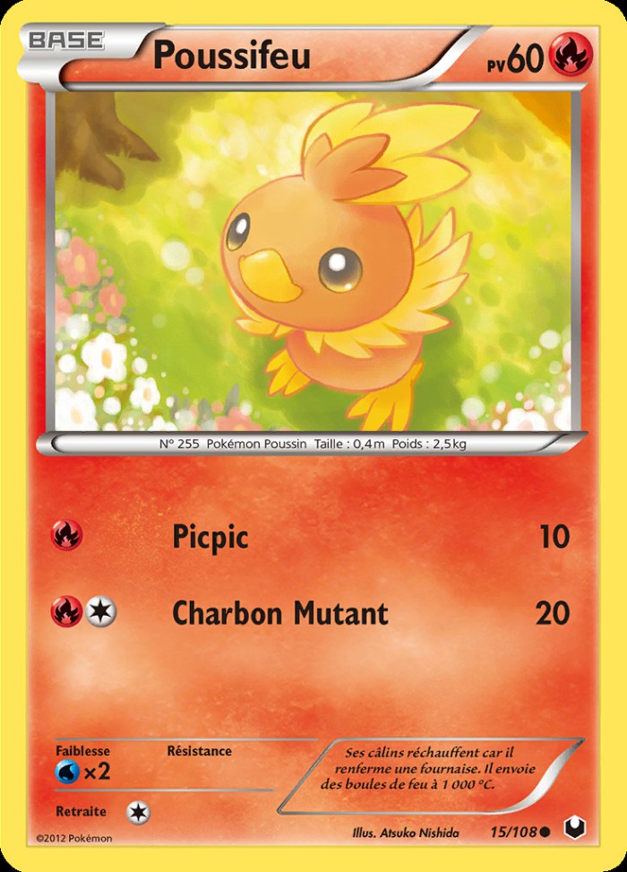 Carte Pokémon: Poussifeu