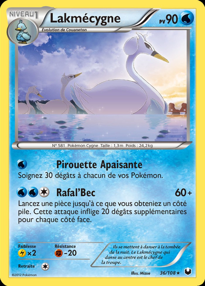 Carte Pokémon: Lakmécygne