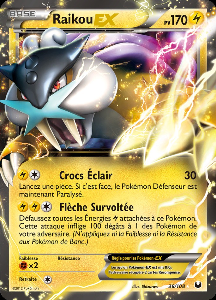 Carte Pokémon: Raikou EX