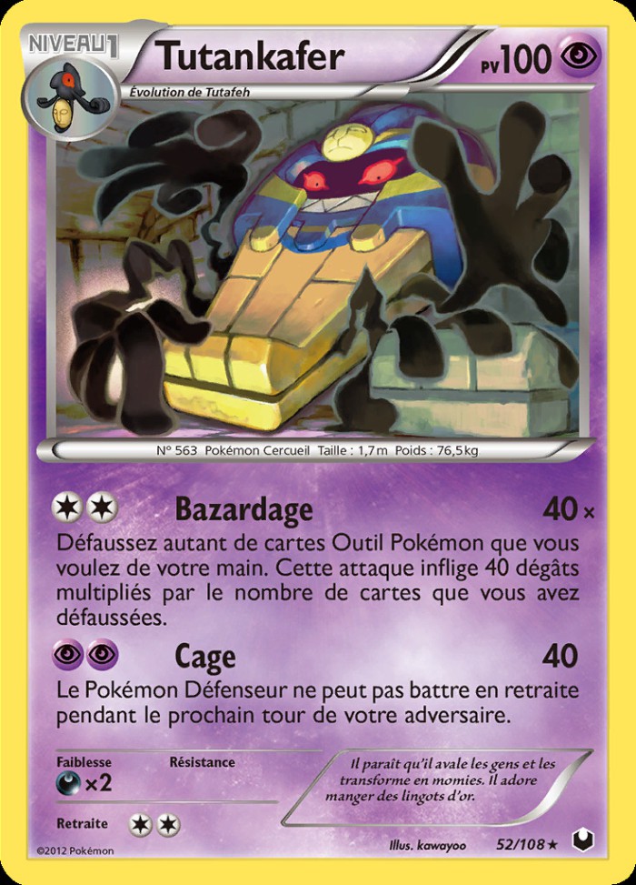 Carte Pokémon: Tutankafer