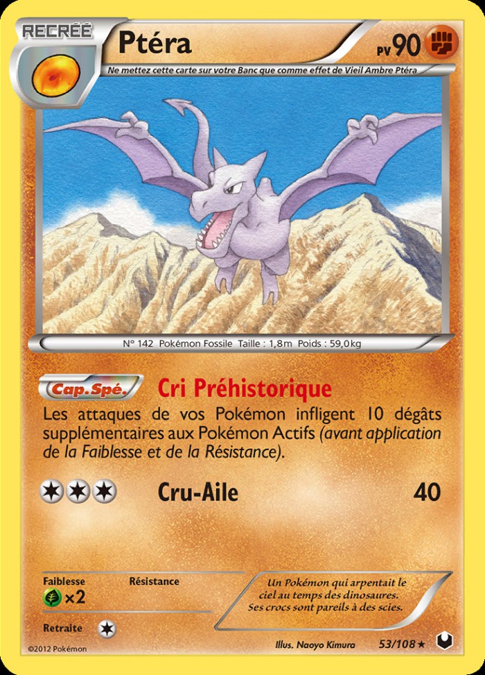 Carte Pokémon: Ptéra