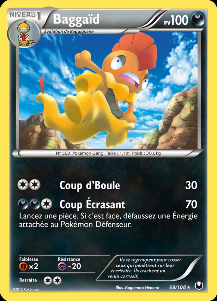 Carte Pokémon: Baggaïd