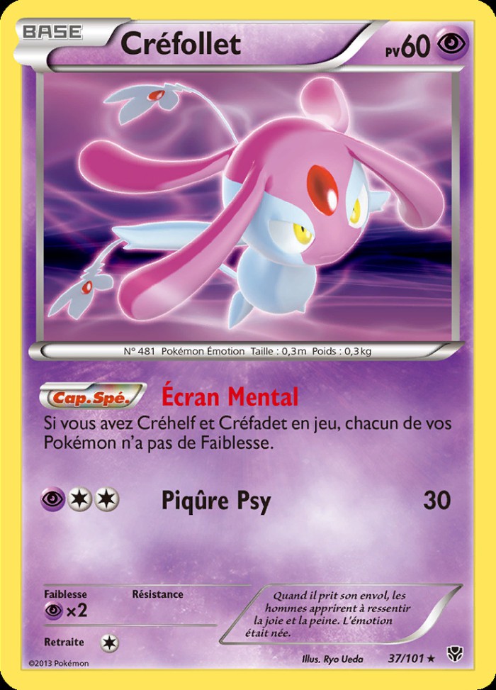 Carte Pokémon: Créfollet