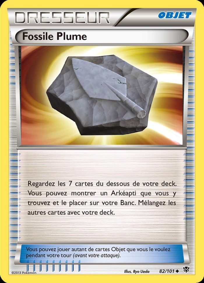 Carte Pokémon: Fossile Plume