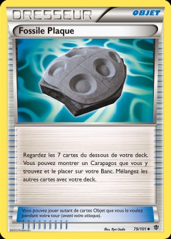 Carte Pokémon: Fossile Plaque