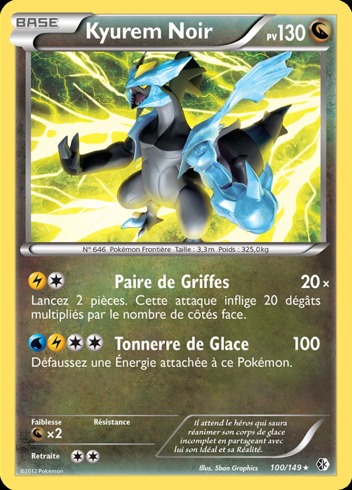 Carte Pokémon: Kyurem Noir