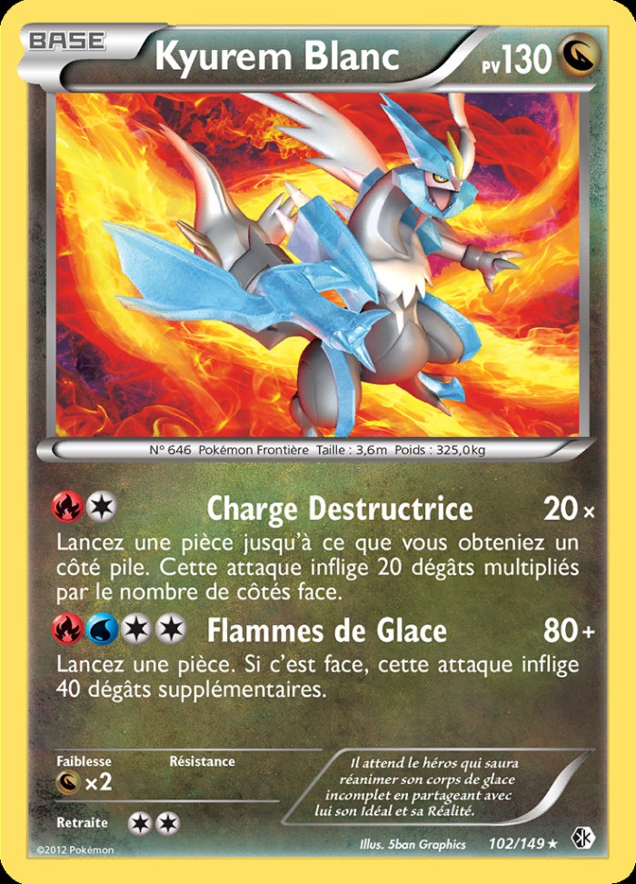 Carte Pokémon: Kyurem Blanc