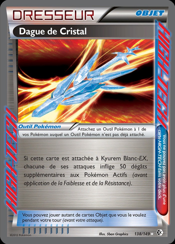 Carte Pokémon: Dague de Cristal