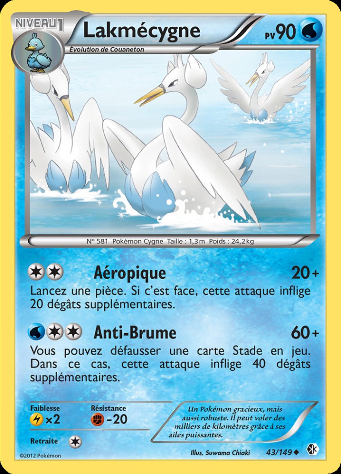 Carte Pokémon: Lakmécygne