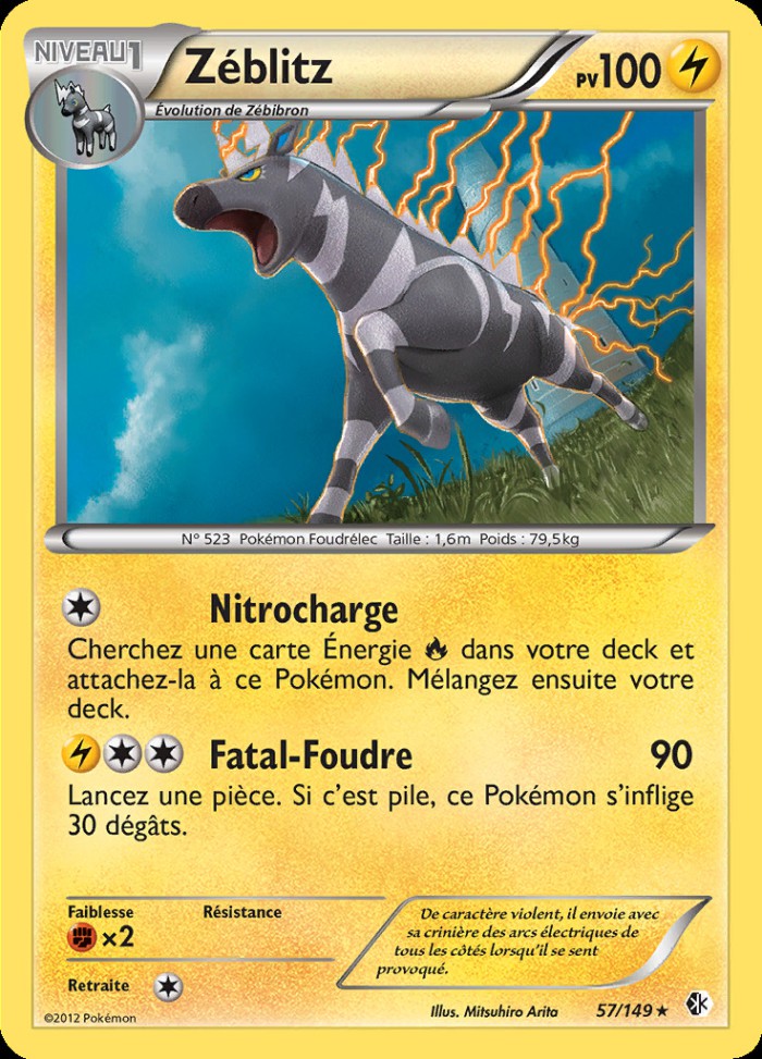 Carte Pokémon: Zéblitz